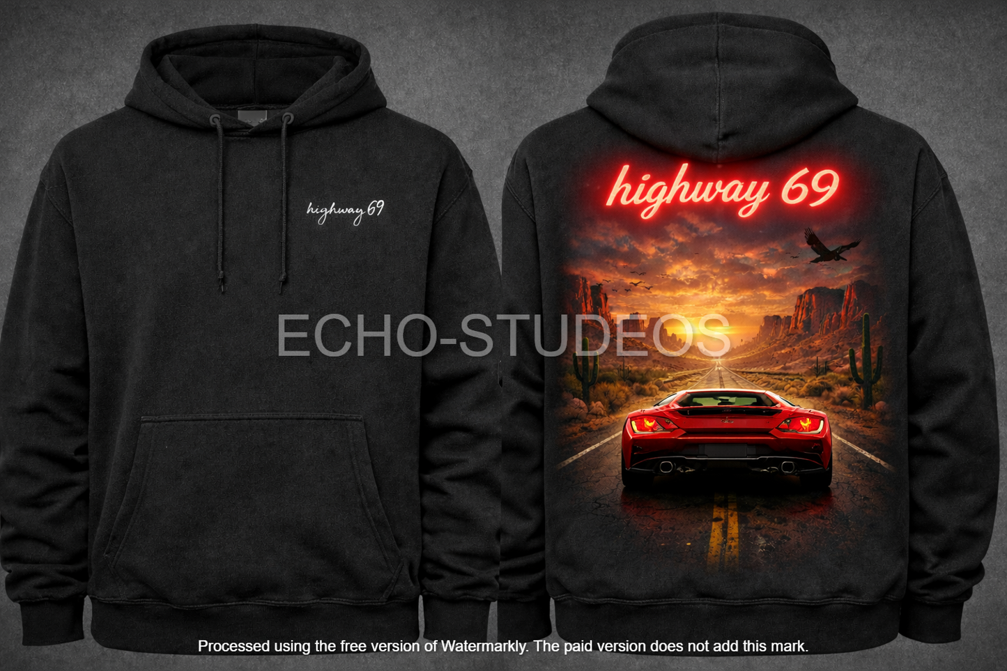 Highway 69 Sports Car - Digital Design Download