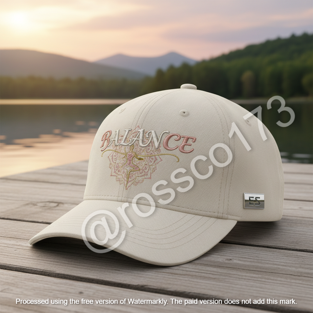 Balance Yoga Cap - Lakeside Sunset Wellness Design