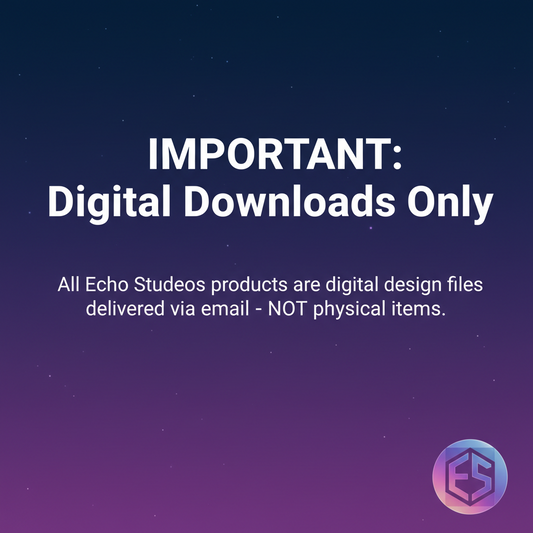 Digital Downloads Only - Important Notice