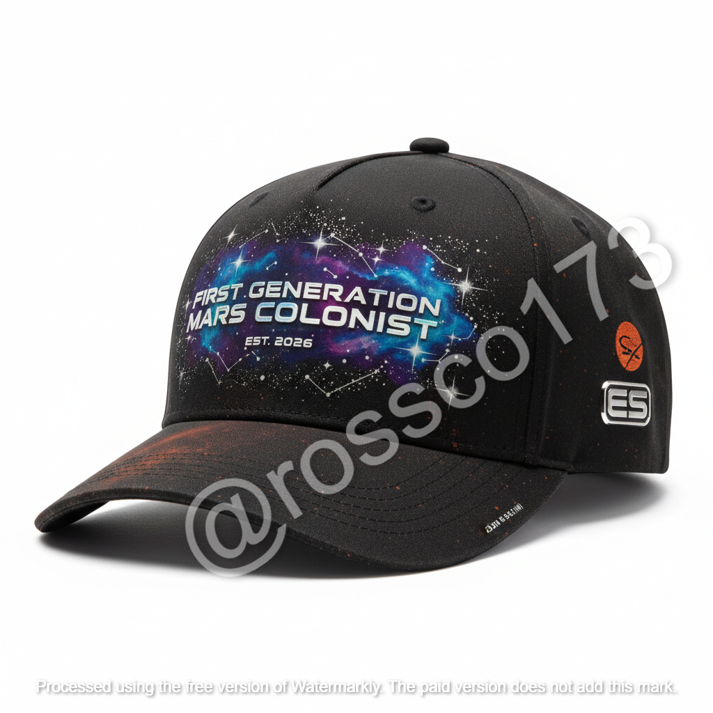 First Generation Mars Colonist Cap - Premium Digital Design Download