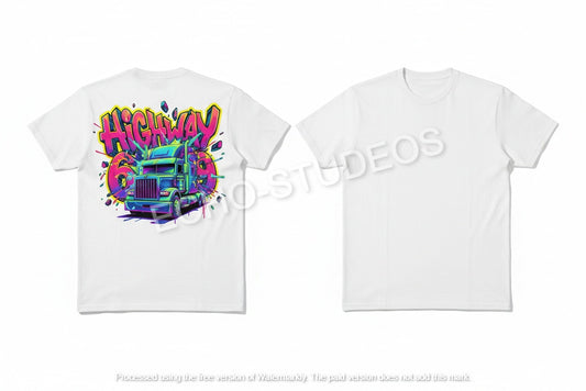 Instant Digital Download - Highway 69 Graffiti Truck T-Shirt