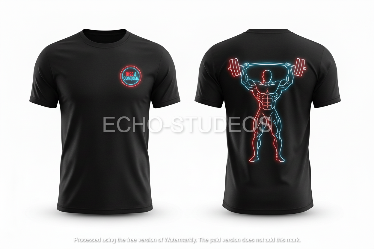 Neon Bodybuilder - Digital Design Download